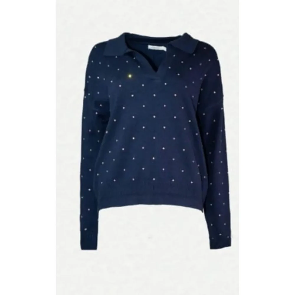 BLUSA EM TRICÔ COM APLIÇÃO